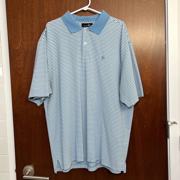ASHWORTH‎ men's BIG TALL Functional 3rd Groove Cotton Hybrid GOLF POLO Size XXL - Picture 1 of 8